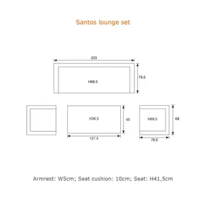 Santos loungeset - afbeelding 4