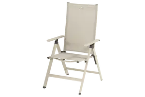 Aruba verstelbare tuinstoel 'Royal white - grey' - afbeelding 1