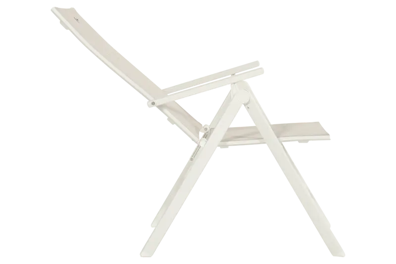 Aruba verstelbare tuinstoel 'Royal white - beige' - afbeelding 2