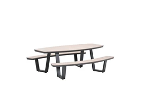 Bell picknicktafel ovaal