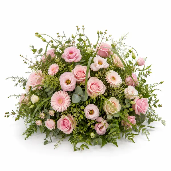Biedermeier rosa mittel