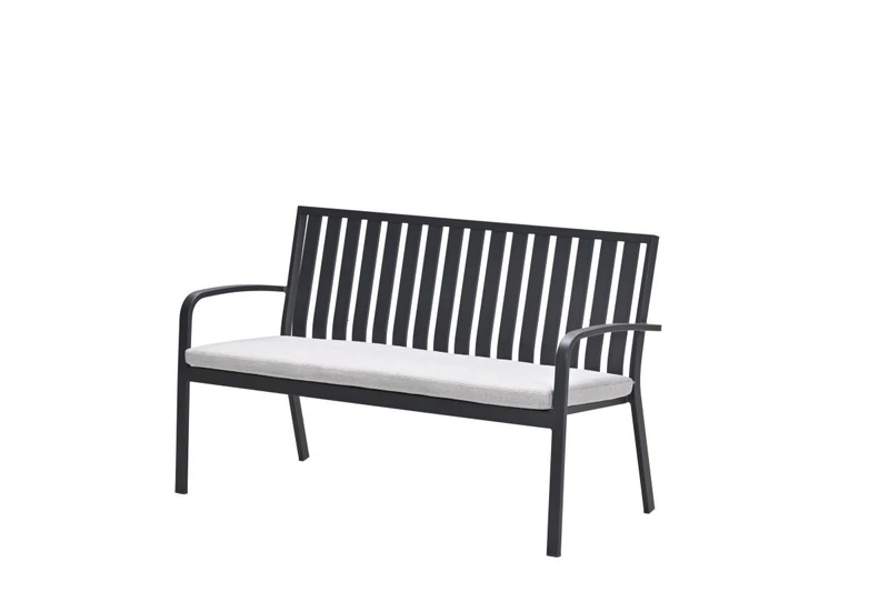 Bruno tuinbank Carbon black 150 cm - afbeelding 1