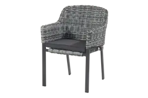Cairo tuinstoel 'Diamond grey' - afbeelding 3