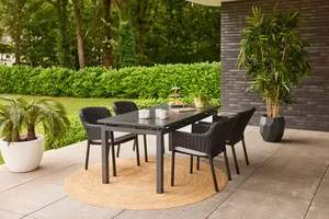 Cairo tuinstoel 'Diamond grey' - afbeelding 3
