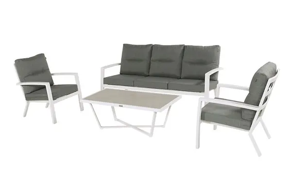Canberra loungeset 'White' - afbeelding 1