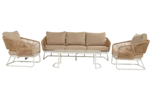 Corsica loungeset 'Royal White' - afbeelding 2