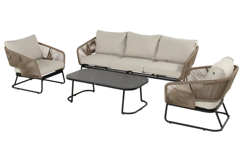 Corsica loungeset 'Black' - afbeelding 1
