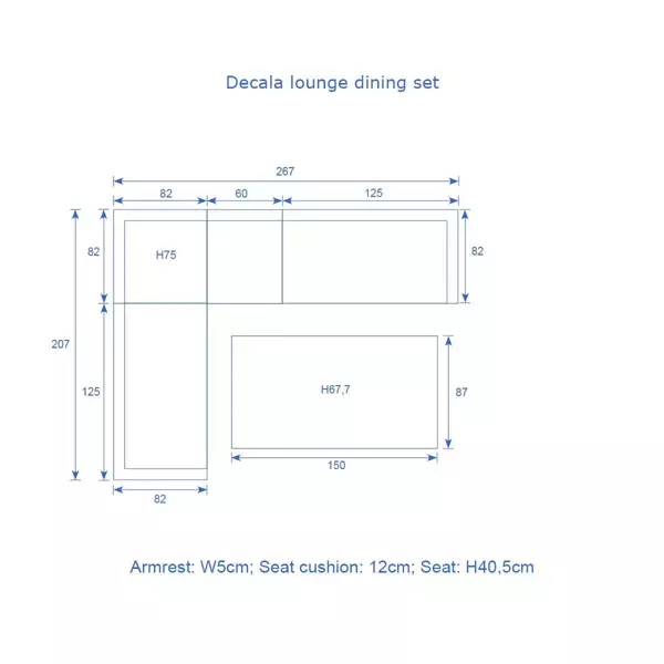 Decala hoek-loungeset - afbeelding 5