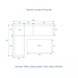 Decala hoek-loungeset - afbeelding 5