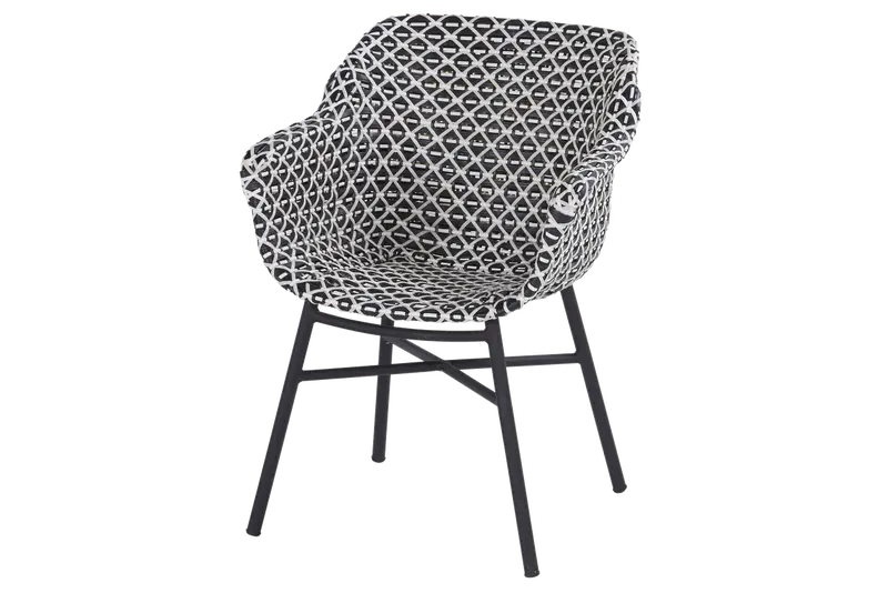 Delphine diningstoel Carbon black - afbeelding 1