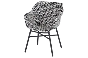 Delphine diningstoel Carbon black - afbeelding 2