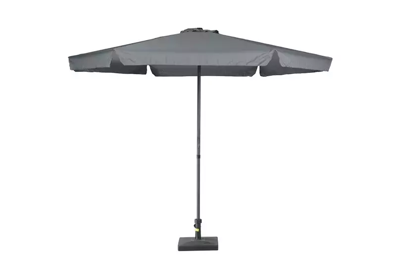 Delta parasol Ø300 cm donker grijs