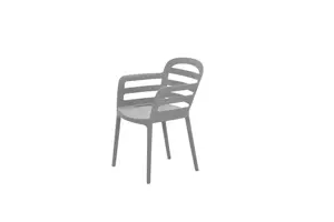 Formello tuinstoel licht grijs - afbeelding 3