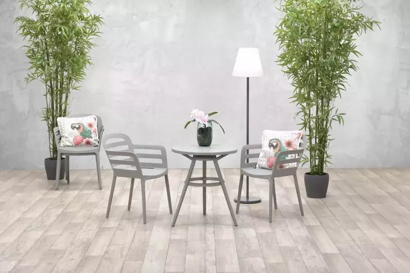 Formello tuinstoel licht grijs - afbeelding 2