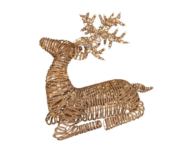 LED rendier wicker flashing 88cm - afbeelding 1