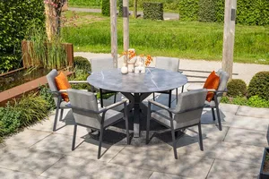 Lowland tafel Ø150 cm ´Sicilian Grey´ - afbeelding 3
