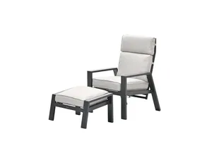 Max verstelbare stoel met voetenbank - afbeelding 1