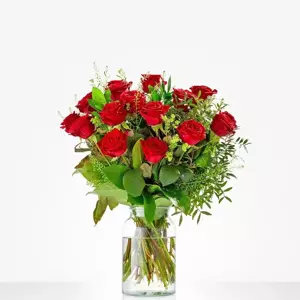 Muttertagstrauß roten Rosen