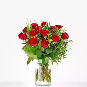 Muttertagstrauß roten Rosen