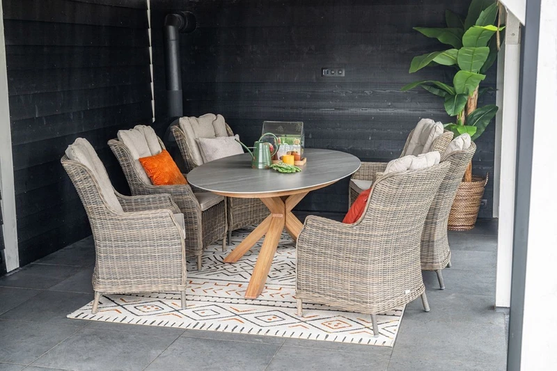 Osborne dining fauteuil Havanna Sand - afbeelding 2