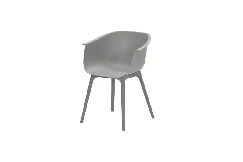 Romano tuinstoel licht grijs - afbeelding 1