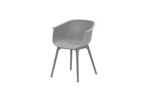 Romano tuinstoel licht grijs - afbeelding 6