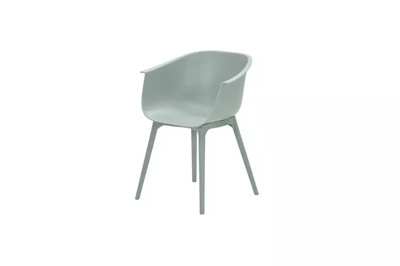 Romano tuinstoel licht grijs - afbeelding 3