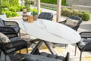 Scotland tafel 220x115 cm ´Venice White´ - afbeelding 2