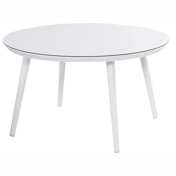Sophie tuintafel Ø128 cm 'Royal White' - afbeelding 1
