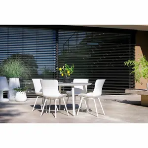 Sophie tuintafel Ø128 cm 'Royal White' - afbeelding 2