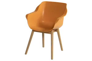 Sophie Teak Armchair 'Indian orange'