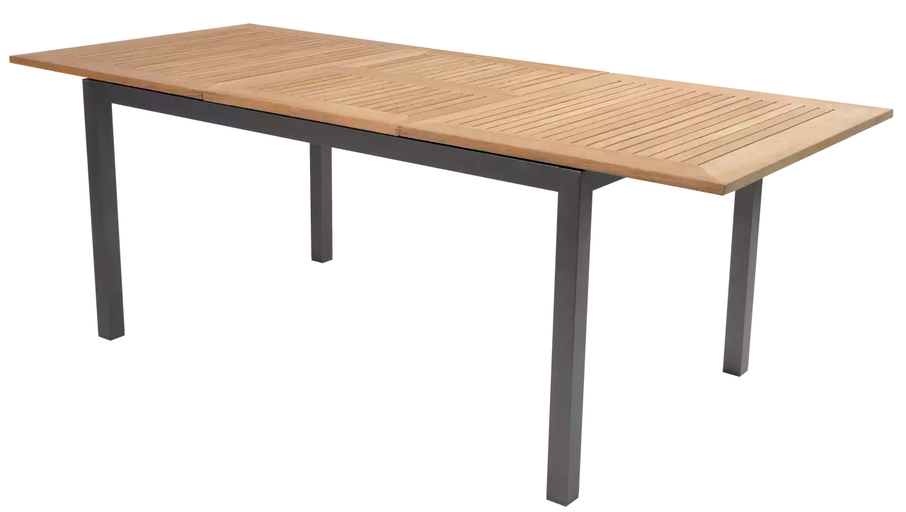 Wales uitschuifbare tuintafel Tuincentrum Wolters in Overdinkel