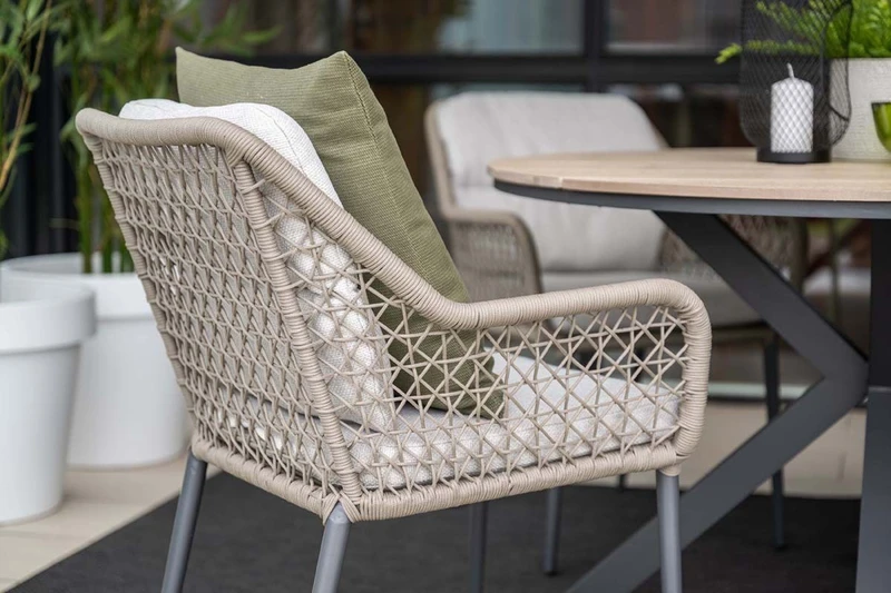 Toledo diningchair 'Taupe' - afbeelding 2