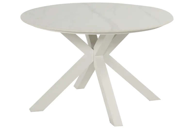 Xander tuintafel Ø120 cm Royal White - afbeelding 1