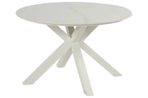 Xander tuintafel Ø120 cm Royal White - afbeelding 3