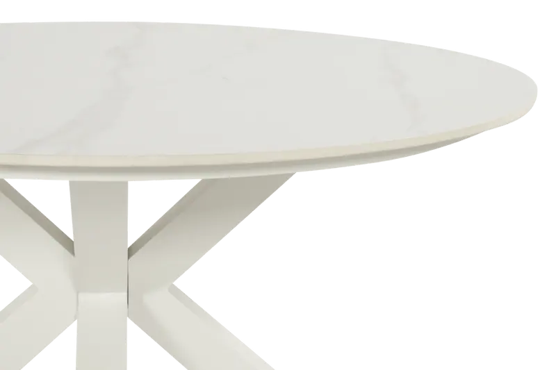 Xander tuintafel Ø120 cm Royal White - afbeelding 2