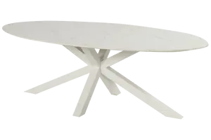 Xander tuintafel 220 x 120 cm Royal White - afbeelding 3