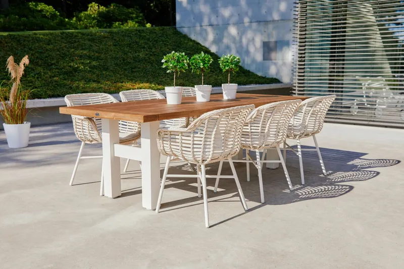 Yasmani teak tuintafel 180x95 cm - afbeelding 2
