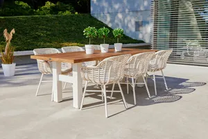 Yasmani teak tuintafel 180x95 cm - afbeelding 2